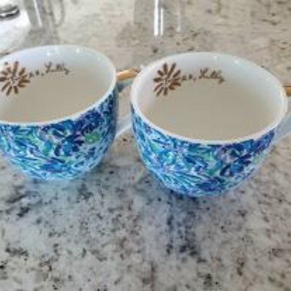 Lilly Pulitzer Other - Lily Pulitzer Ceramic Coffee/Tea Mugs-BNIB